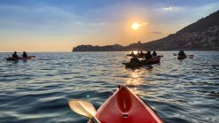 Kayaking in Dubrovnik sunset tour