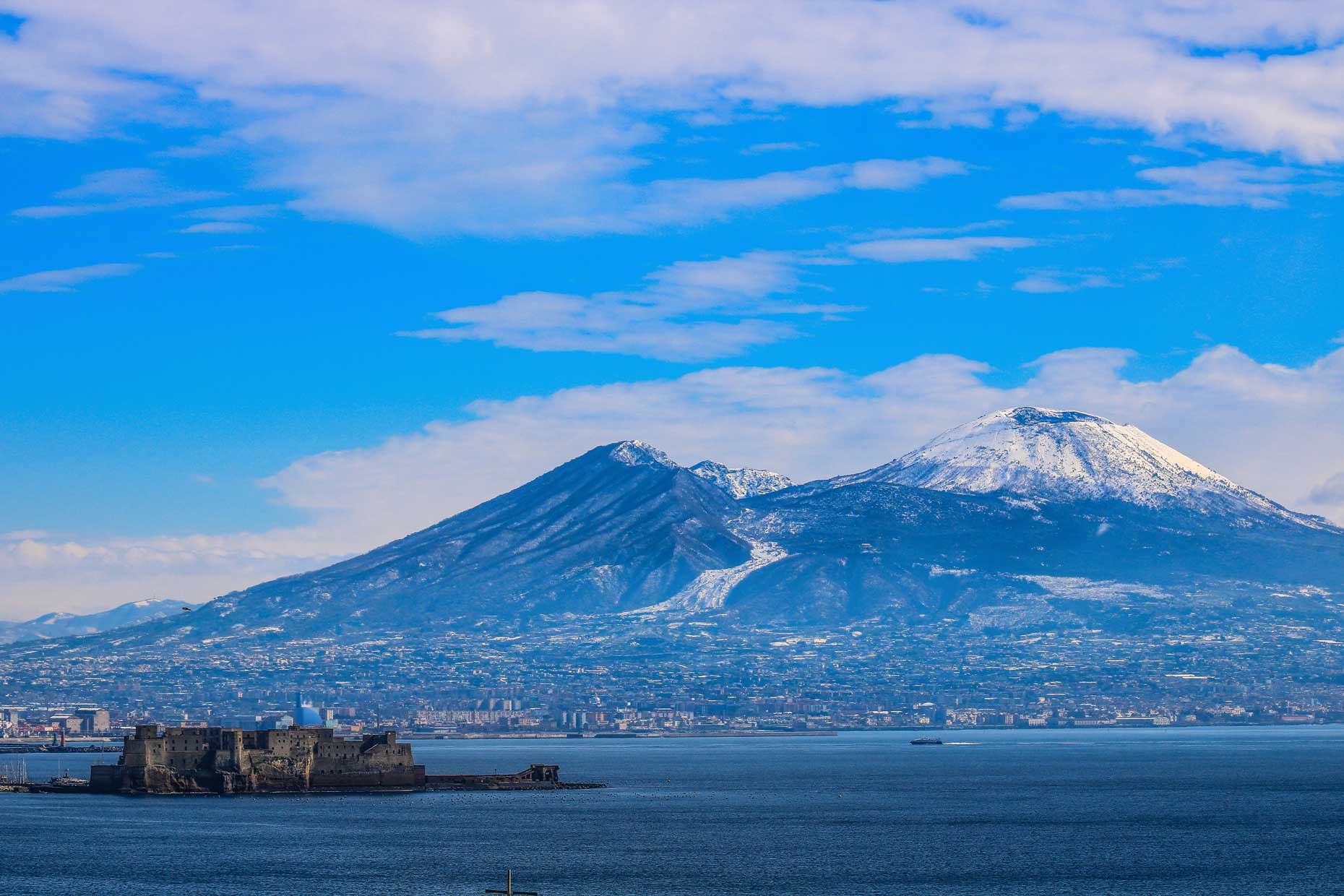 Snow in Naples