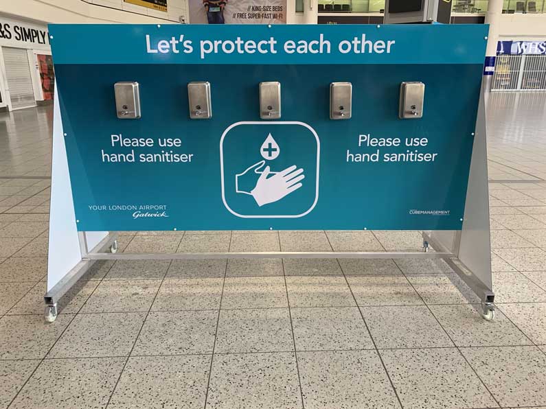 washing hands