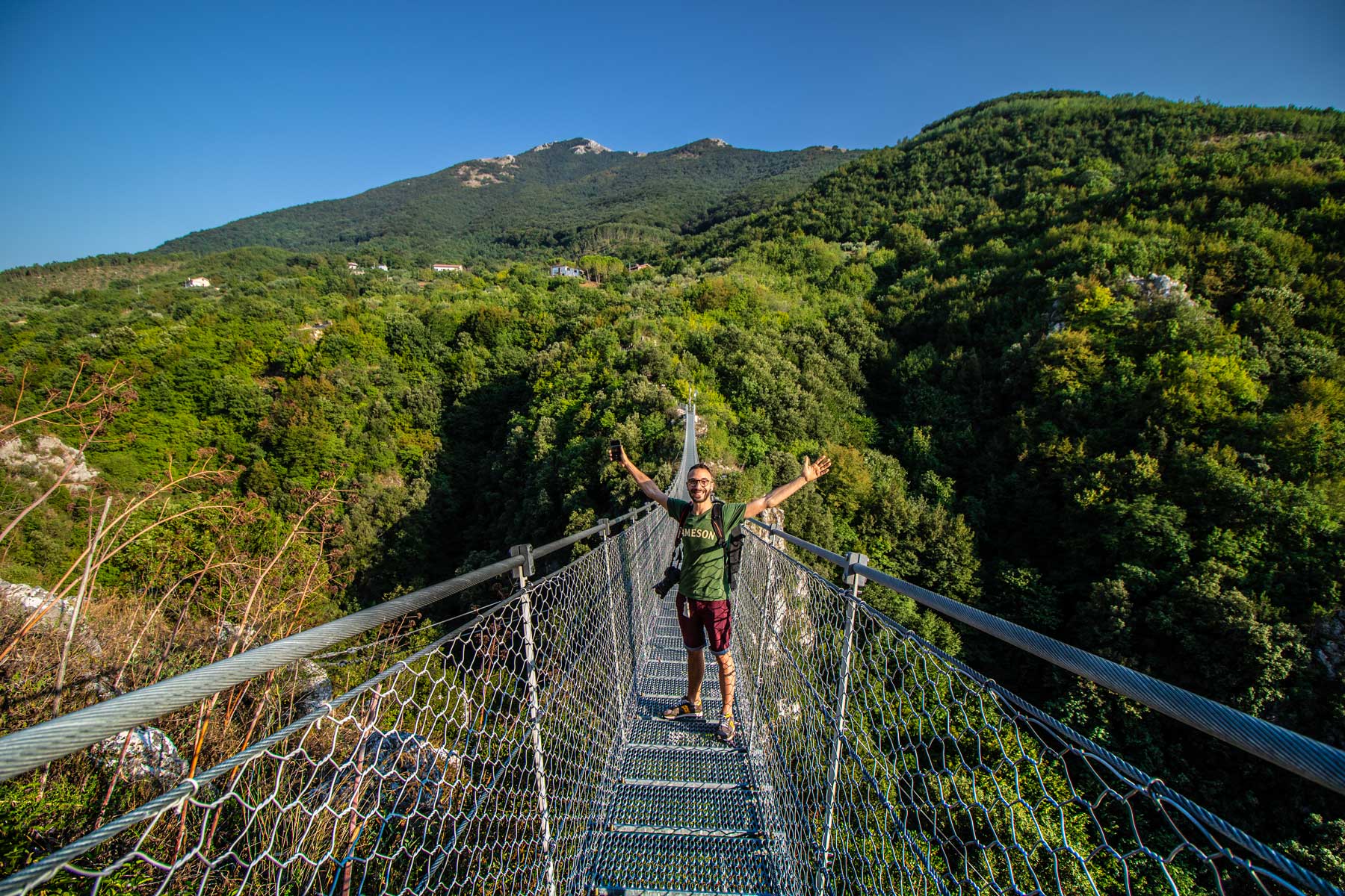Tibetan bridge of Laviano
