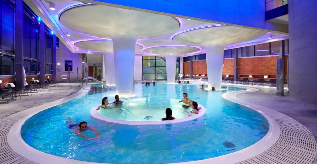 thermae bath spa inside pool