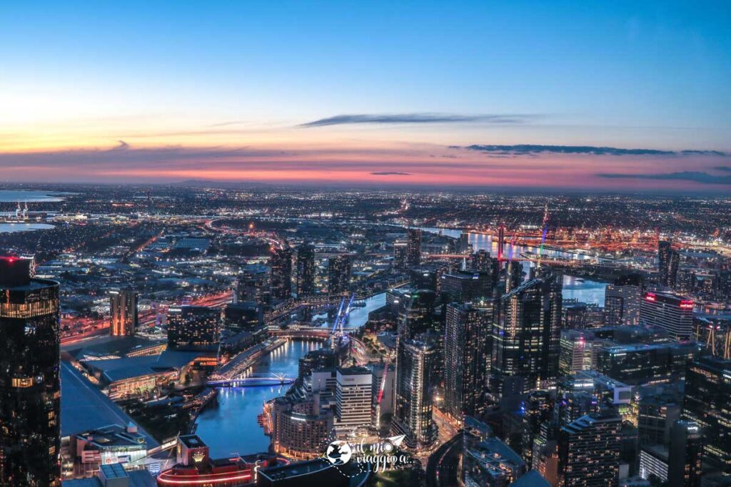 view of melbourne from sky deck
