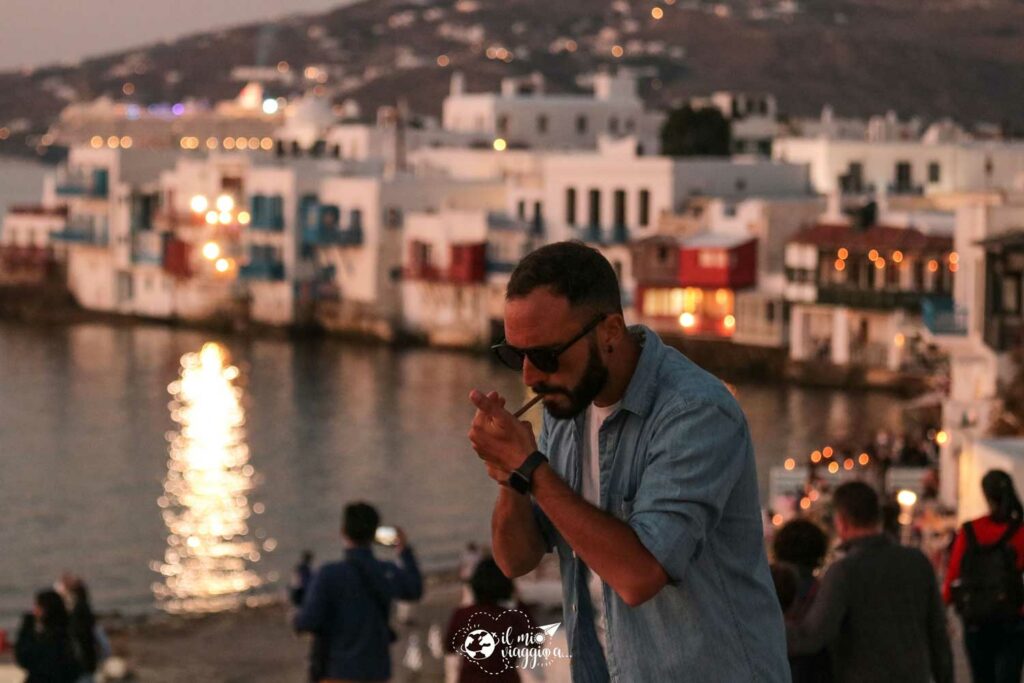 Mykonos fiesta noche Gianluca Acampora