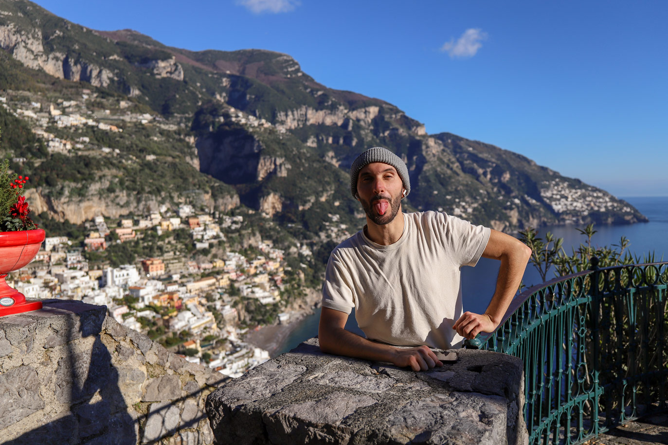 positano en abril
